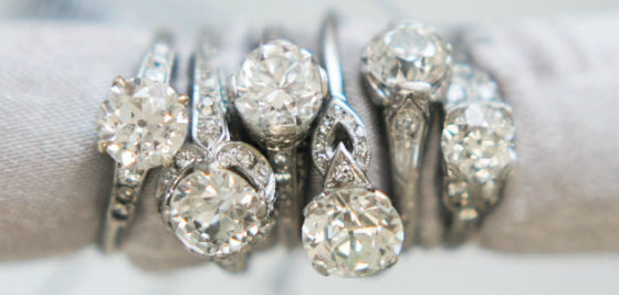 12 vintage engagement rings from Victor Barbone.