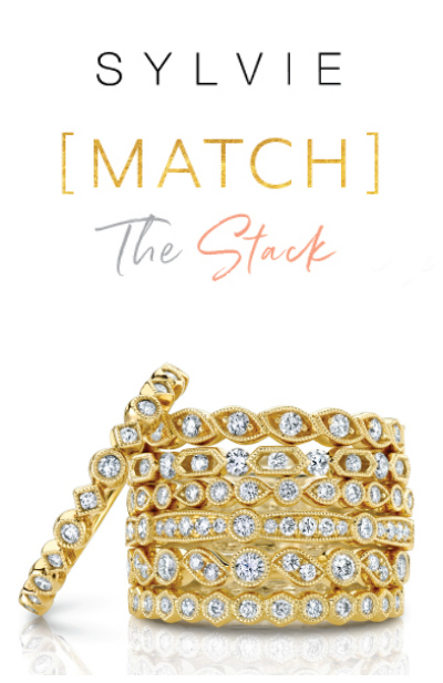 Enter to WIN a free diamond stacking ring from Sylvie Collection!! #MatchTheStack