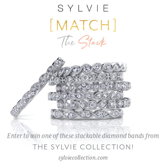 Enter to WIN a free diamond stacking ring from Sylvie Collection! #MatchTheStack