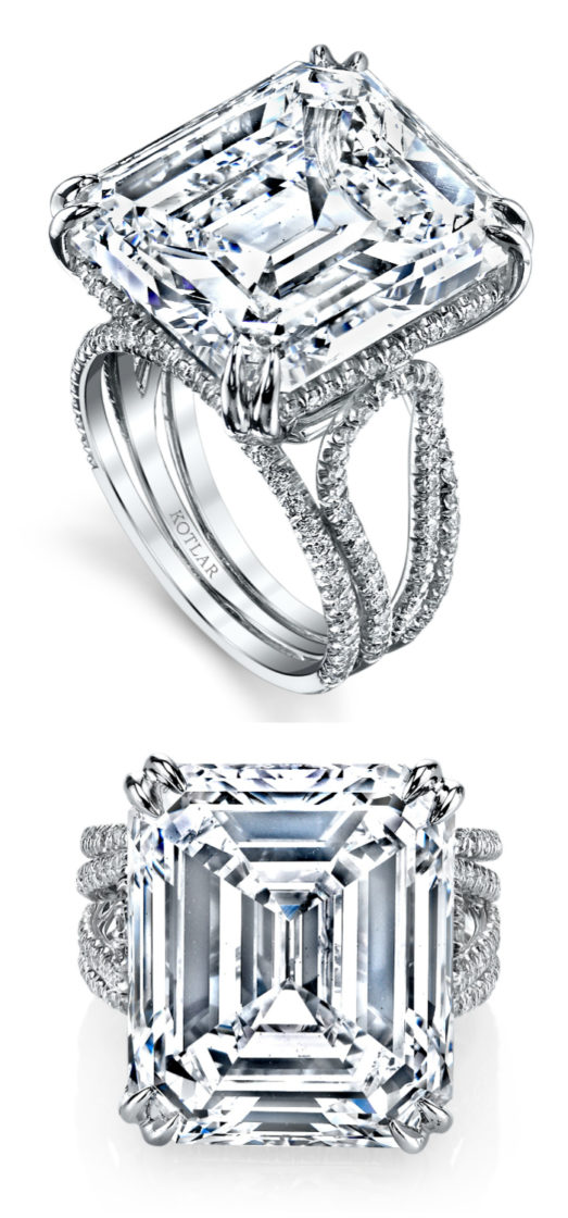 An incredible diamond engagement ring by Harry Kotlar!