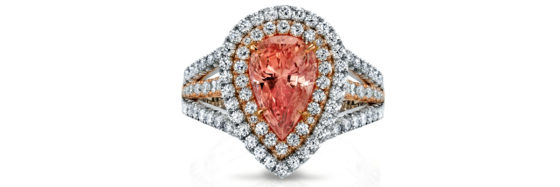 Pretty pink rings by Omi Prive.