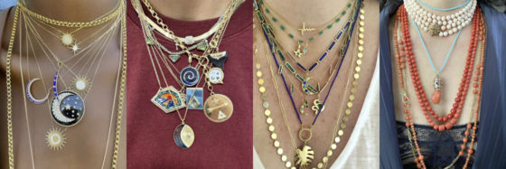 How to layer necklaces: #neckmess legends.
