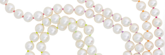 Happy rainbow pearls to make you smile.