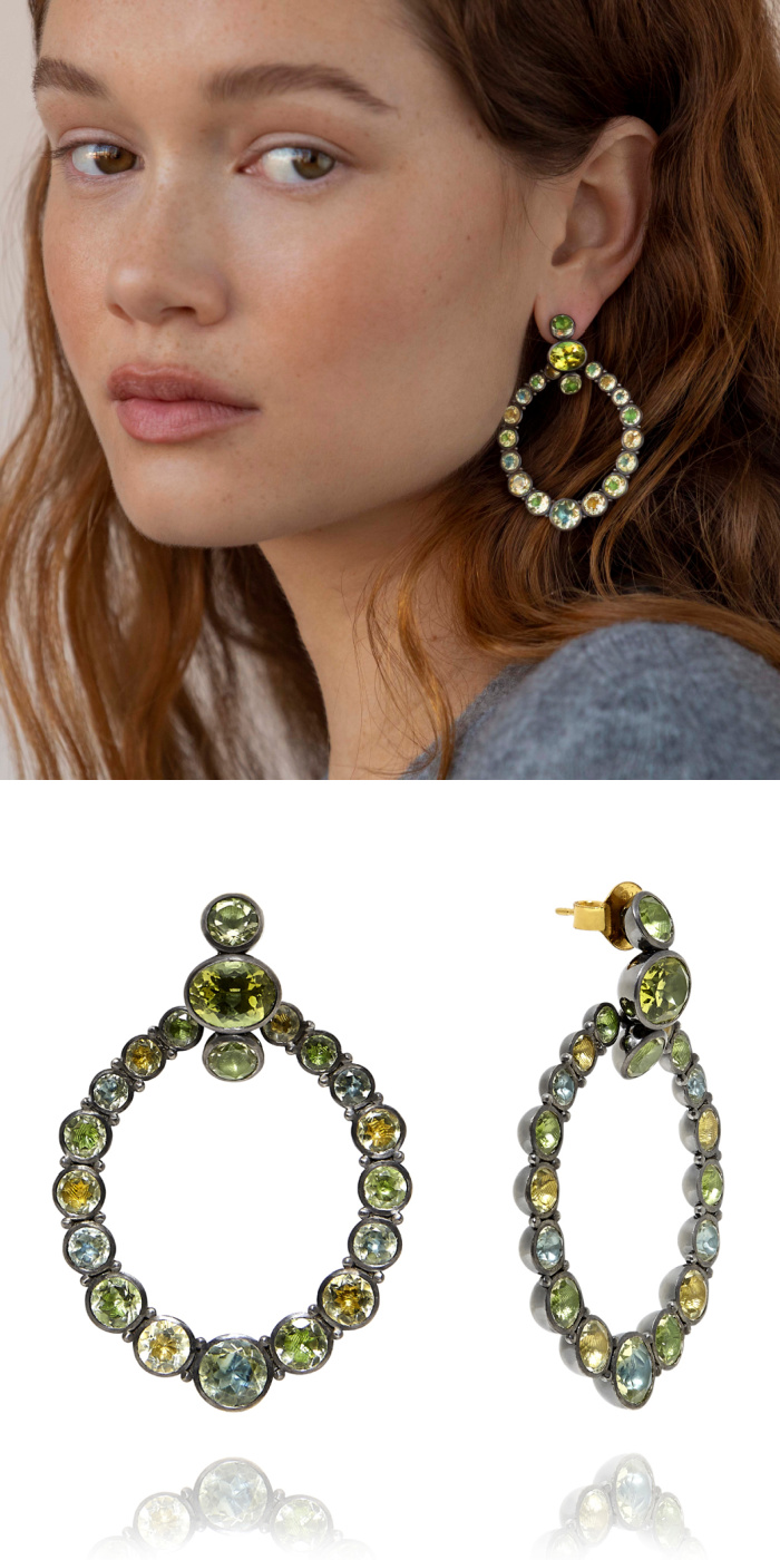 The Luiza Door Knocker earrings by Larkspur & Hawk