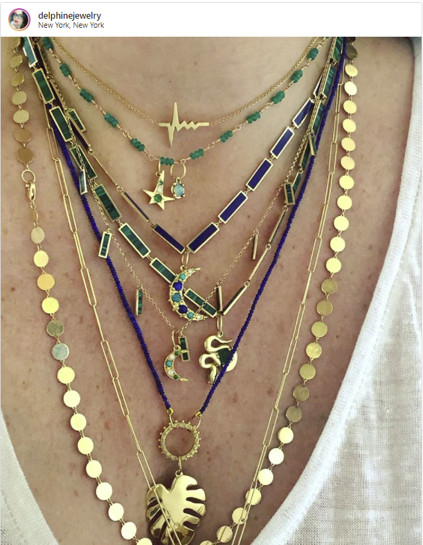 Neck Mess How to layer necklaces: #neckmess legends. - Diamonds in the Library