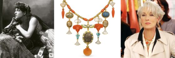 This Egyptian Revival necklace from Devil Wears Prada has a royal past.